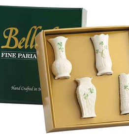 VASES & BOWLS BELLEEK MINI VASES - SET of 4