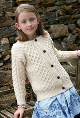 KIDS CLOTHES CHILDREN’S IRISH KNIT CARDIGAN - Natural