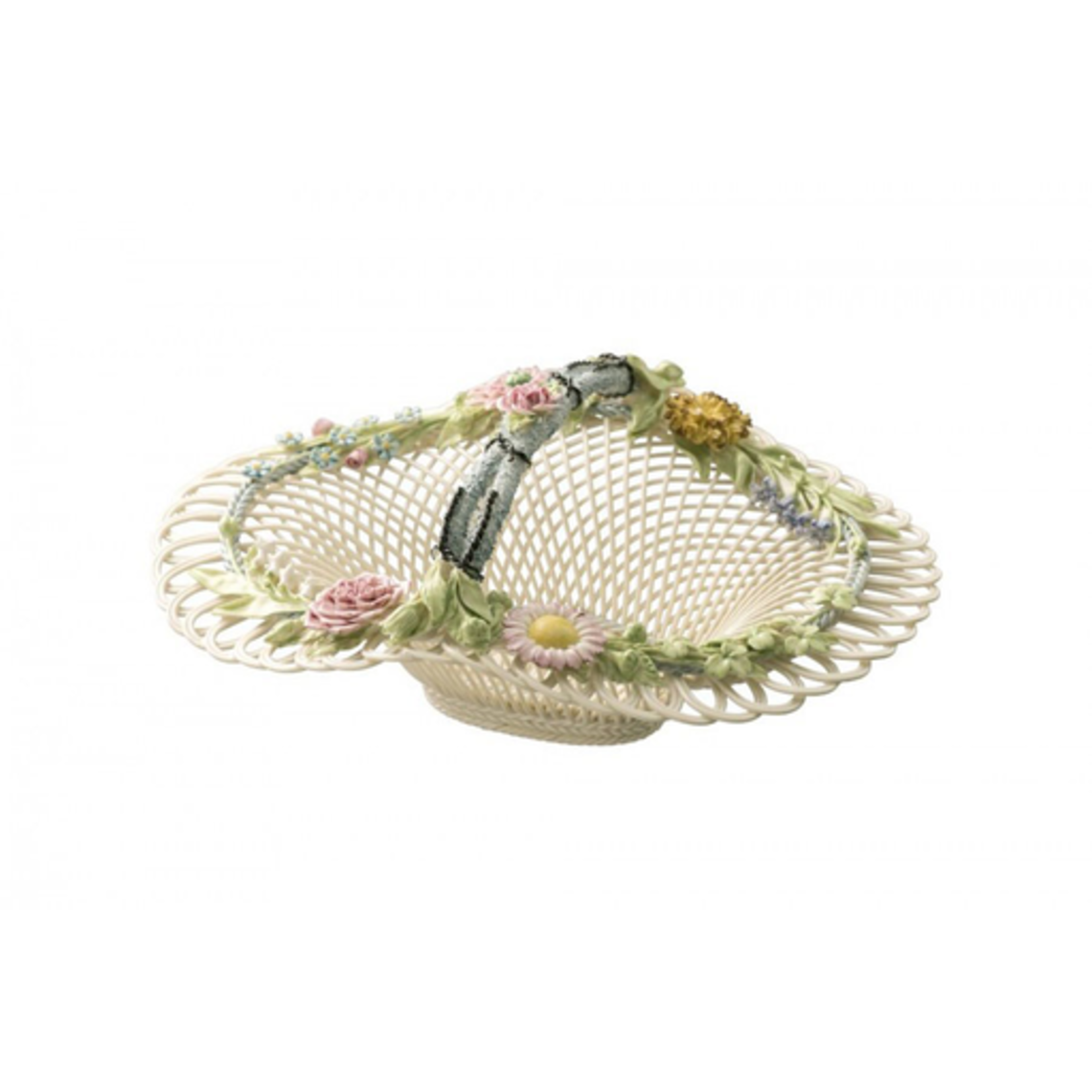 LIMITED EDITION BELLEEK ARCHIVE COLLECTION - HENSCALL BASKET - (1887-1897)
