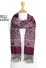 ACCESSORIES PASHMINA STYLE CELTIC KNOT SCARF - Frances