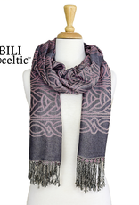 ACCESSORIES PASHMINA STYLE CELTIC KNOT SCARF - Frances