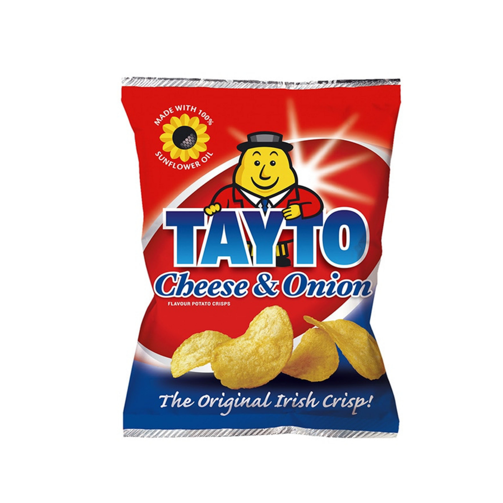 CRISPS / CHIPS TAYTOS CHEESE & ONION CHRISTMAS BOX - (18x25g)