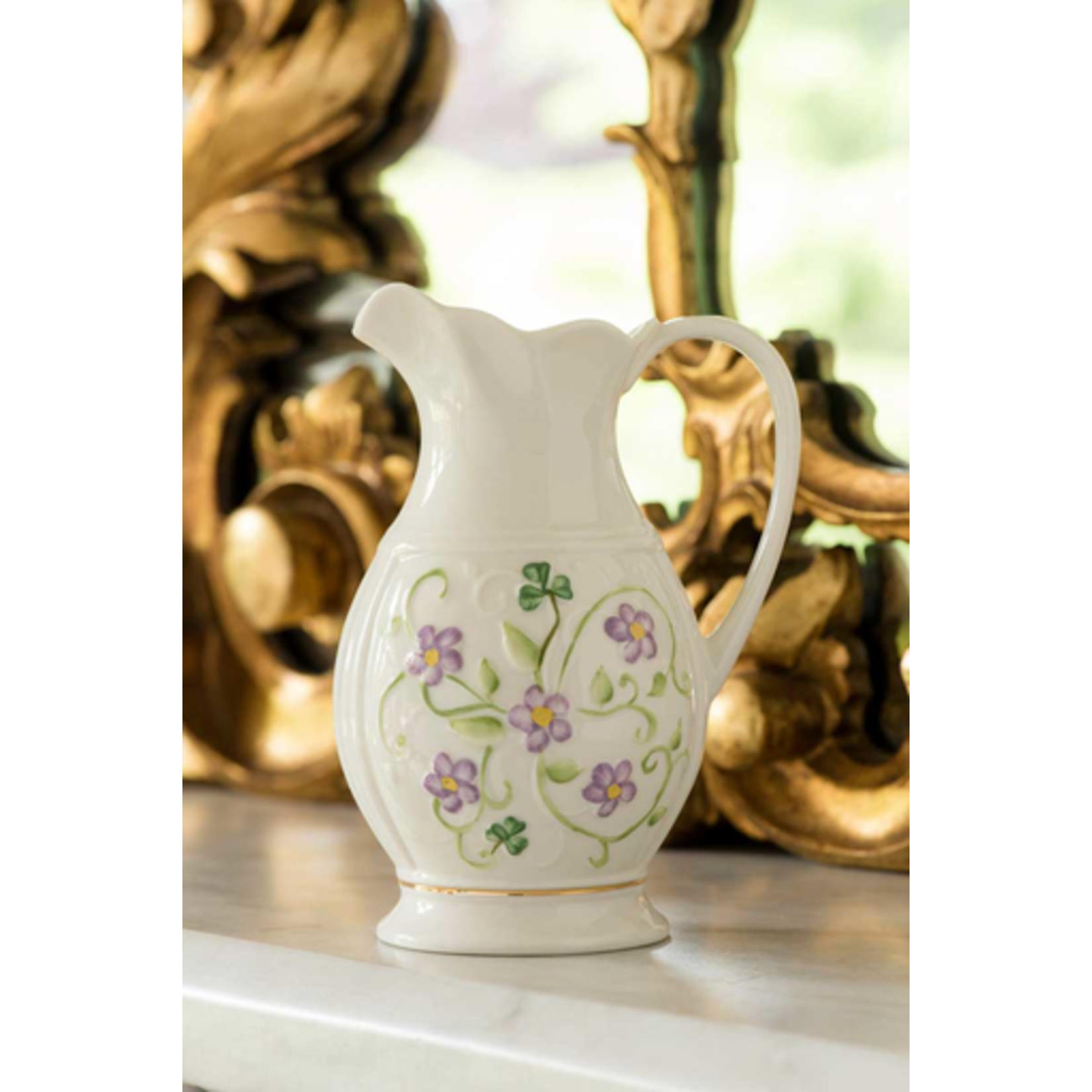 KITCHEN & ACCESSORIES BELLEEK IRISH FLAX PITCHER