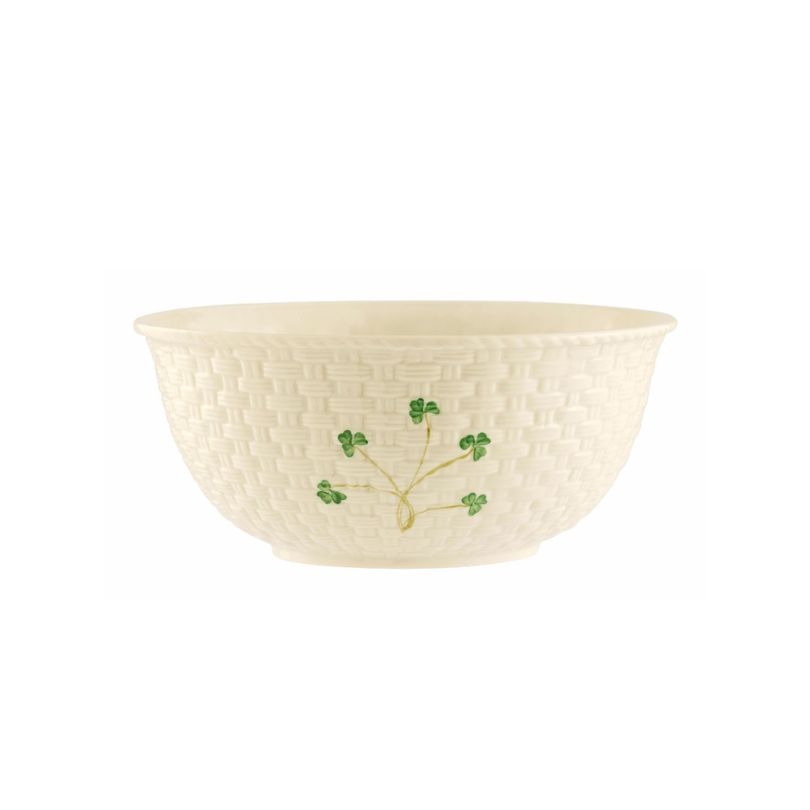 KITCHEN & ACCESSORIES BELLEEK CLASSIC SHAMROCK MIXING BOWL - 9.5in