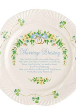 PLATES, TRAYS & DISHES BELLEEK HARP PLATE - Marriage Blessing