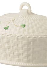 KITCHEN & ACCESSORIES BELLEEK CLASSIC SHAMROCK COVERED OVAL DISH