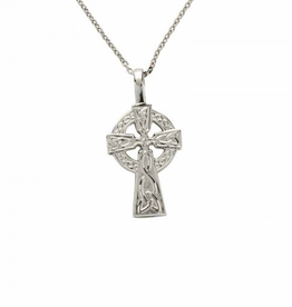 CROSSES FADO STERLING DOUBLE SIDED TRADITIONAL CELTIC CROSS - Small