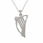 PENDANTS & NECKLACES FADO LRG STERLING HARP PENDANT