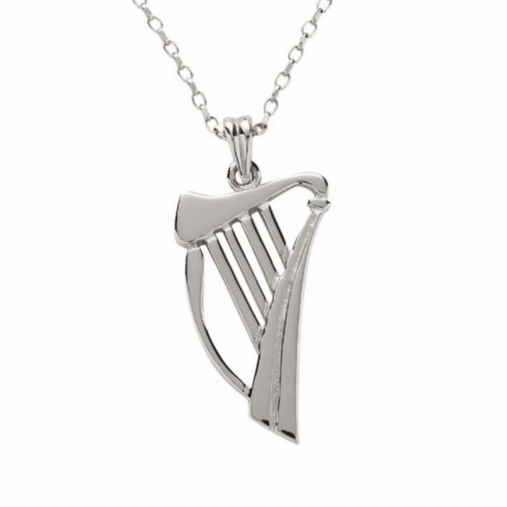 PENDANTS & NECKLACES FADO LRG STERLING HARP PENDANT