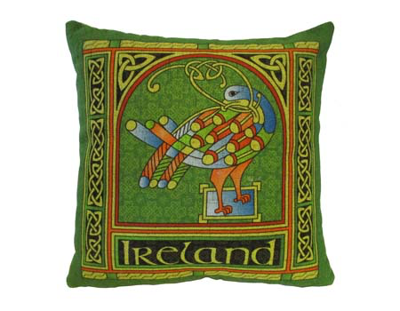 TAPESTRIES, THROWS, ETC. CELTIC WEAVE 12x12 PILLOW - Celtic Peacock