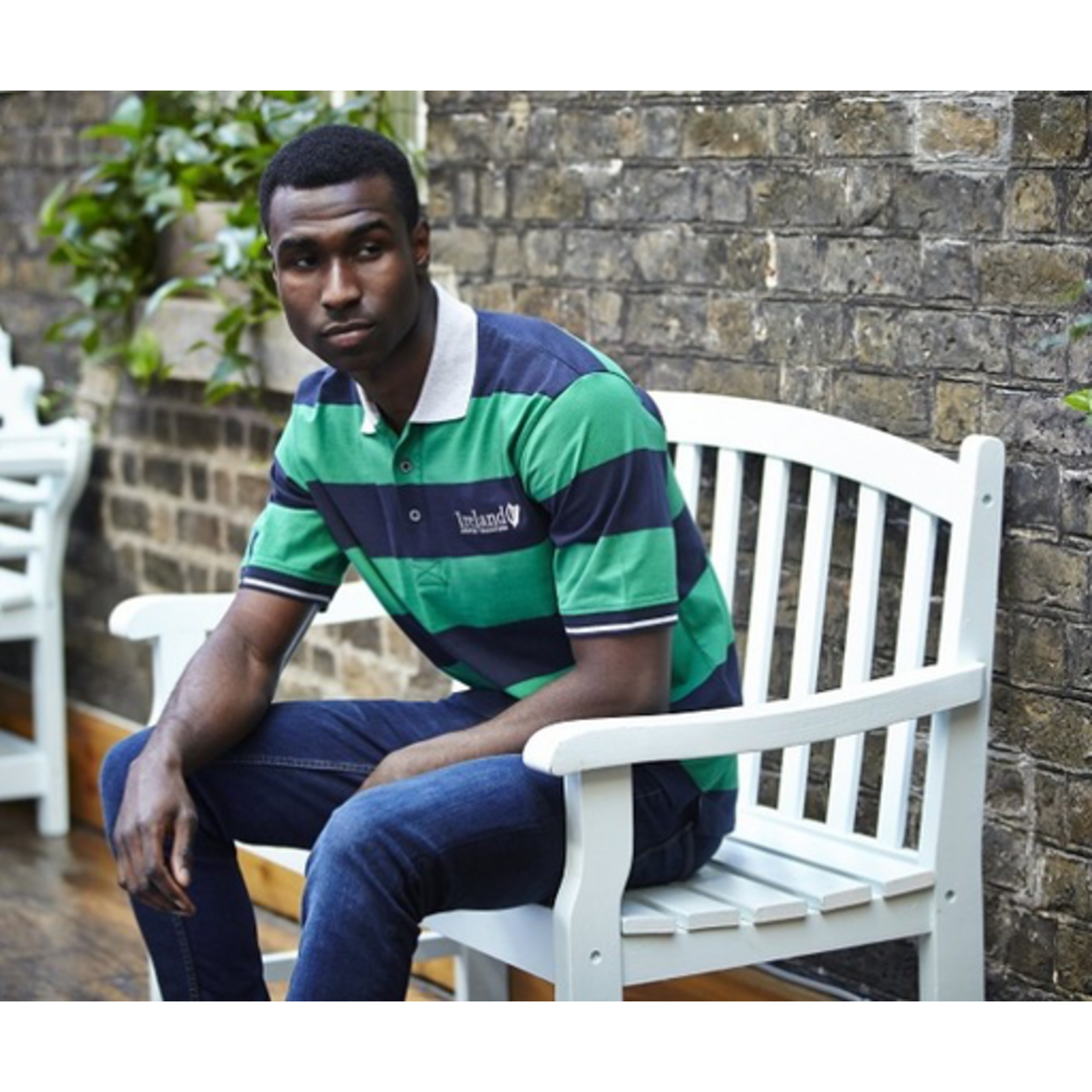 SPORTSWEAR CROKER HARP STRIPE POLO SHIRT