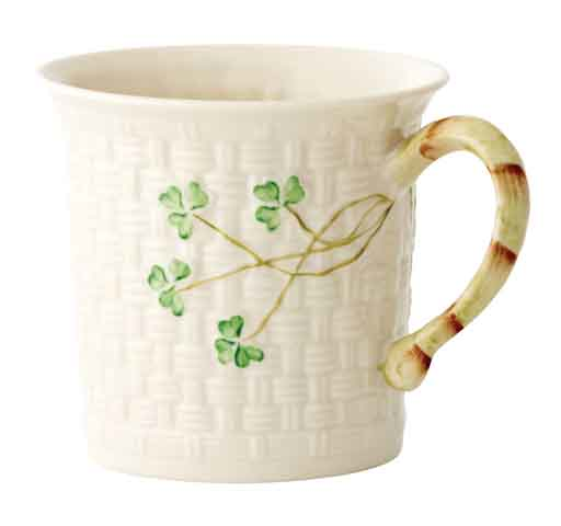 TEAPOTS, MUGS & ACCESSORIES BELLEEK SHAMROCK MUG