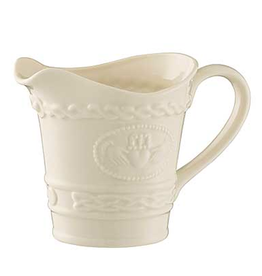 BELLEEK CLADDAGH SOUP BOWL w/ HANDLES - Irish Crossroads