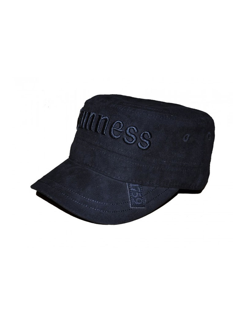 ACCESSORIES GUINNESS BLACK SUEDE EFFECT CADET CAP