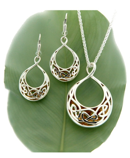 EARRINGS KEITH JACK STERLING & 22K WINDOW TO THE SOUL SML TEARDROP EARRINGS