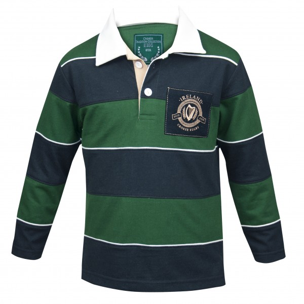 KIDS CLOTHES CROKER KIDS STRIPED RUGBY JERSEY