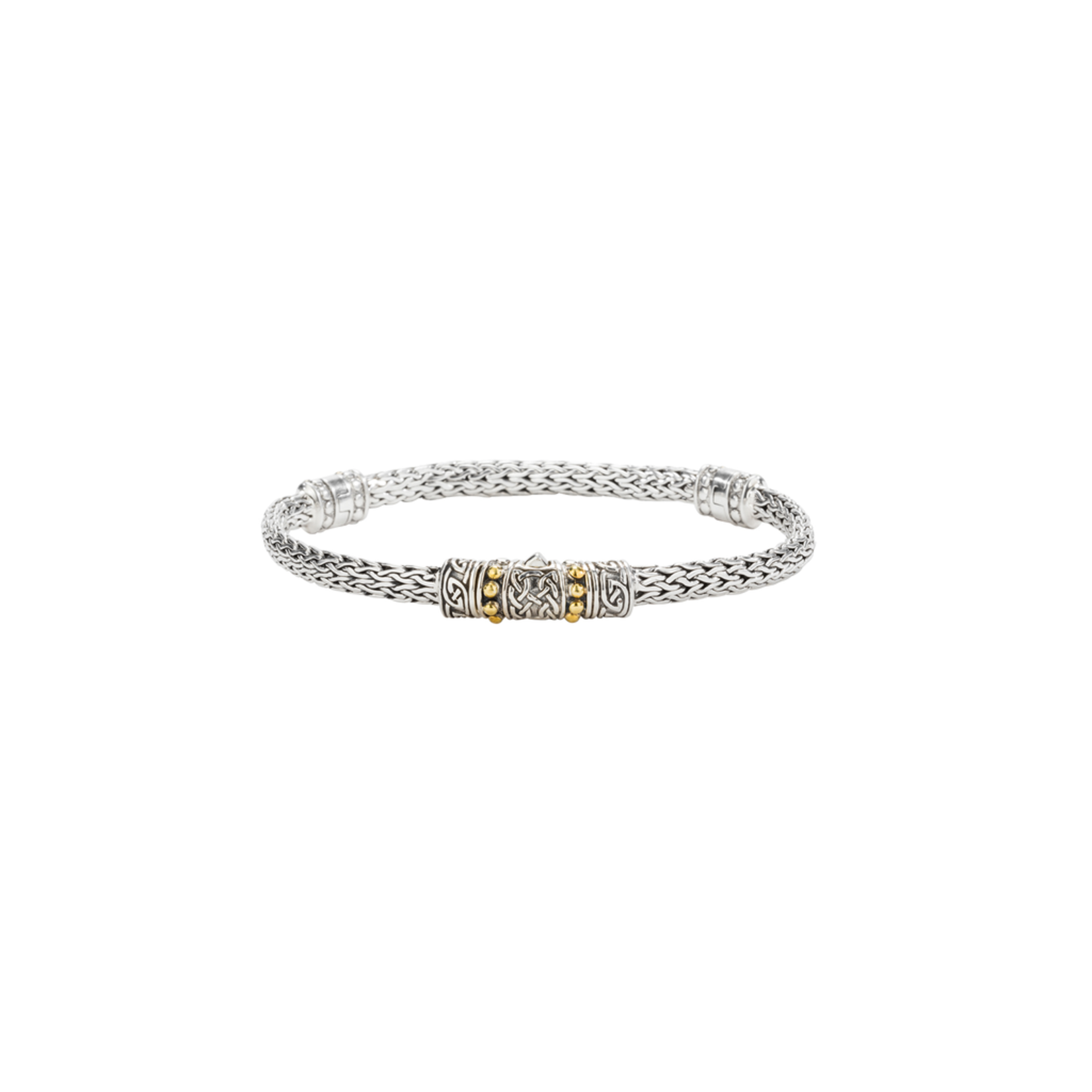 BRACELETS & BANGLES KEITH JACK STERLING NARROW DRAGON WEAVE BRACELET - 7.5"