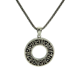 PENDANTS & NECKLACES KEITH JACK STERLING VIKING RUNE PENDANT- "REMEMBER ME..."