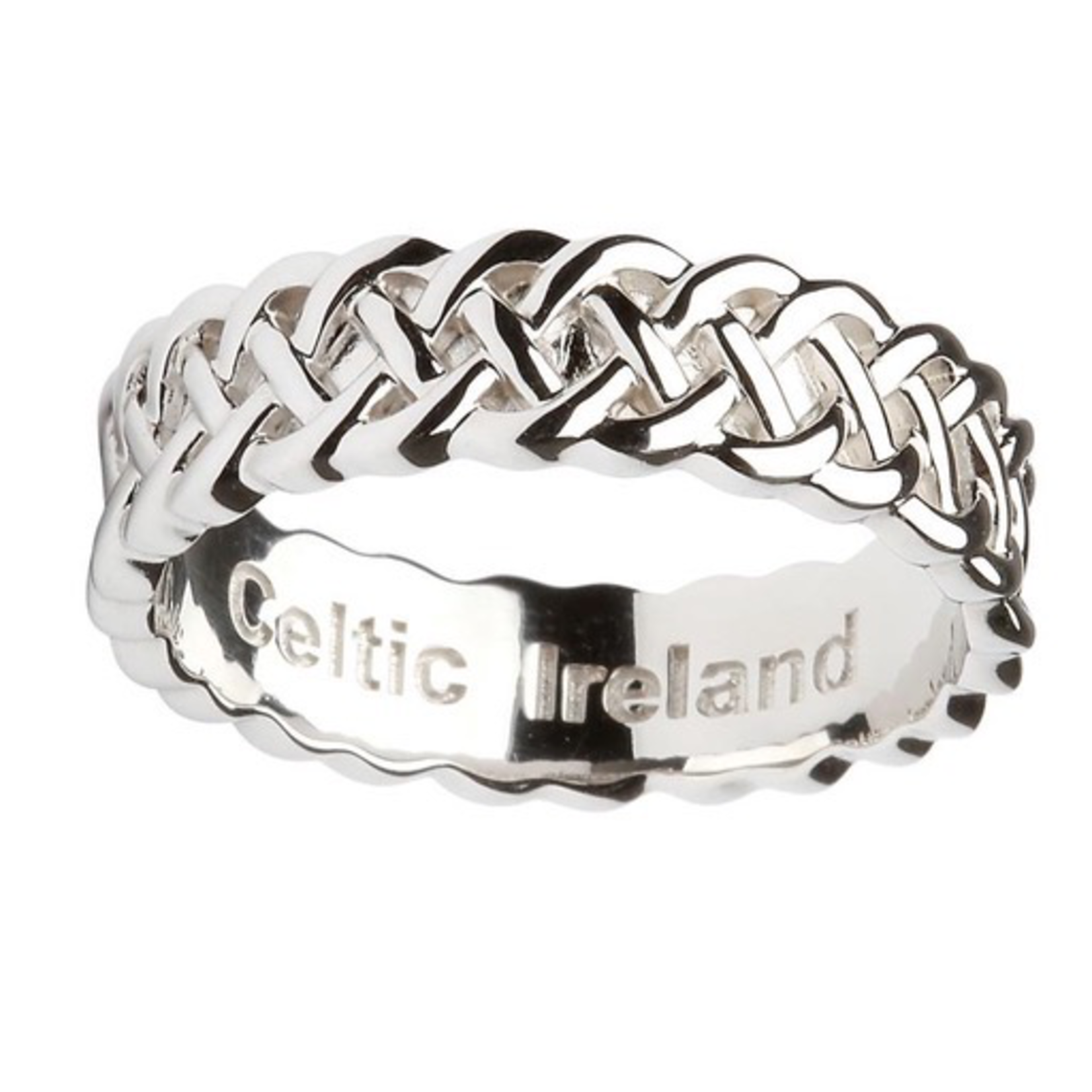 RINGS CLEARANCE - SHANORE STERLING GENTS CELTIC RING - FINAL SALE