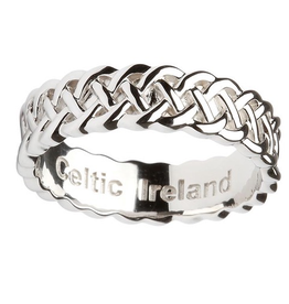 RINGS CLEARANCE - SHANORE STERLING GENTS CELTIC RING - FINAL SALE