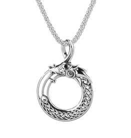 PENDANTS & NECKLACES KEITH JACK STERLING NORSE DRAGON PENDANT