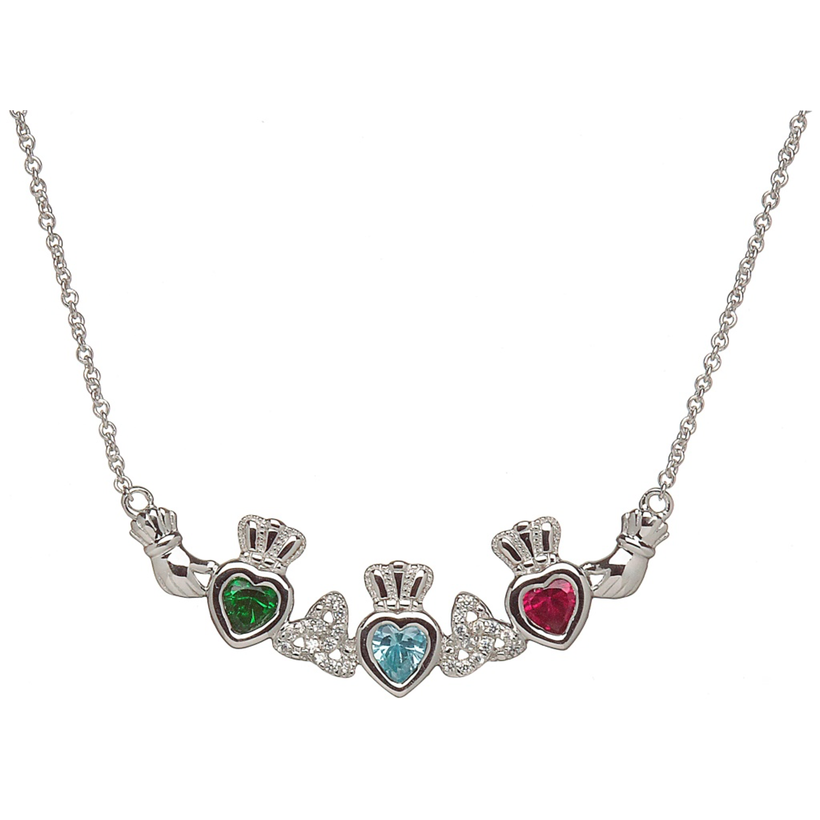 PENDANTS & NECKLACES CLADDAGH MOTHERS FAMILY PENDANT