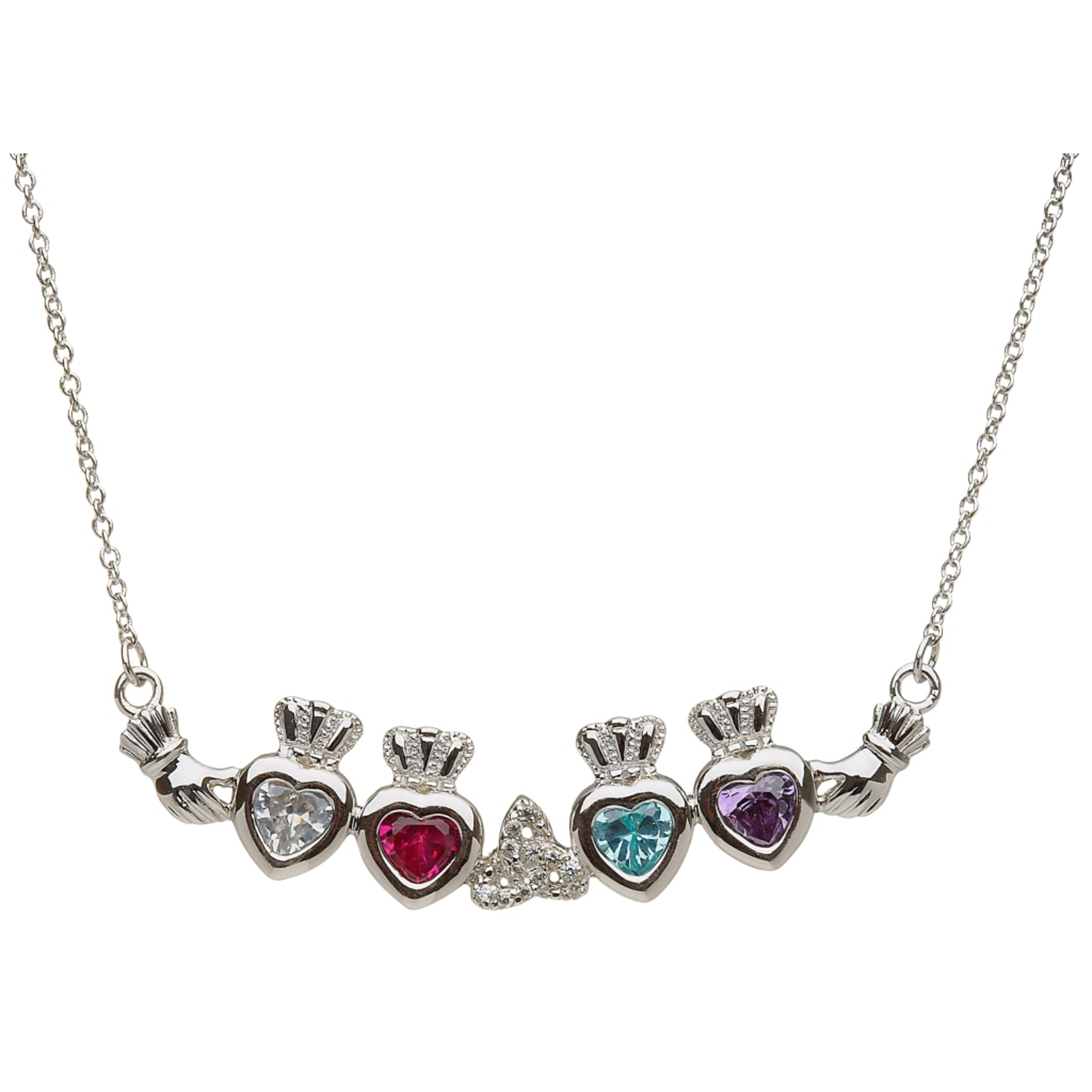 PENDANTS & NECKLACES CLADDAGH MOTHERS FAMILY PENDANT