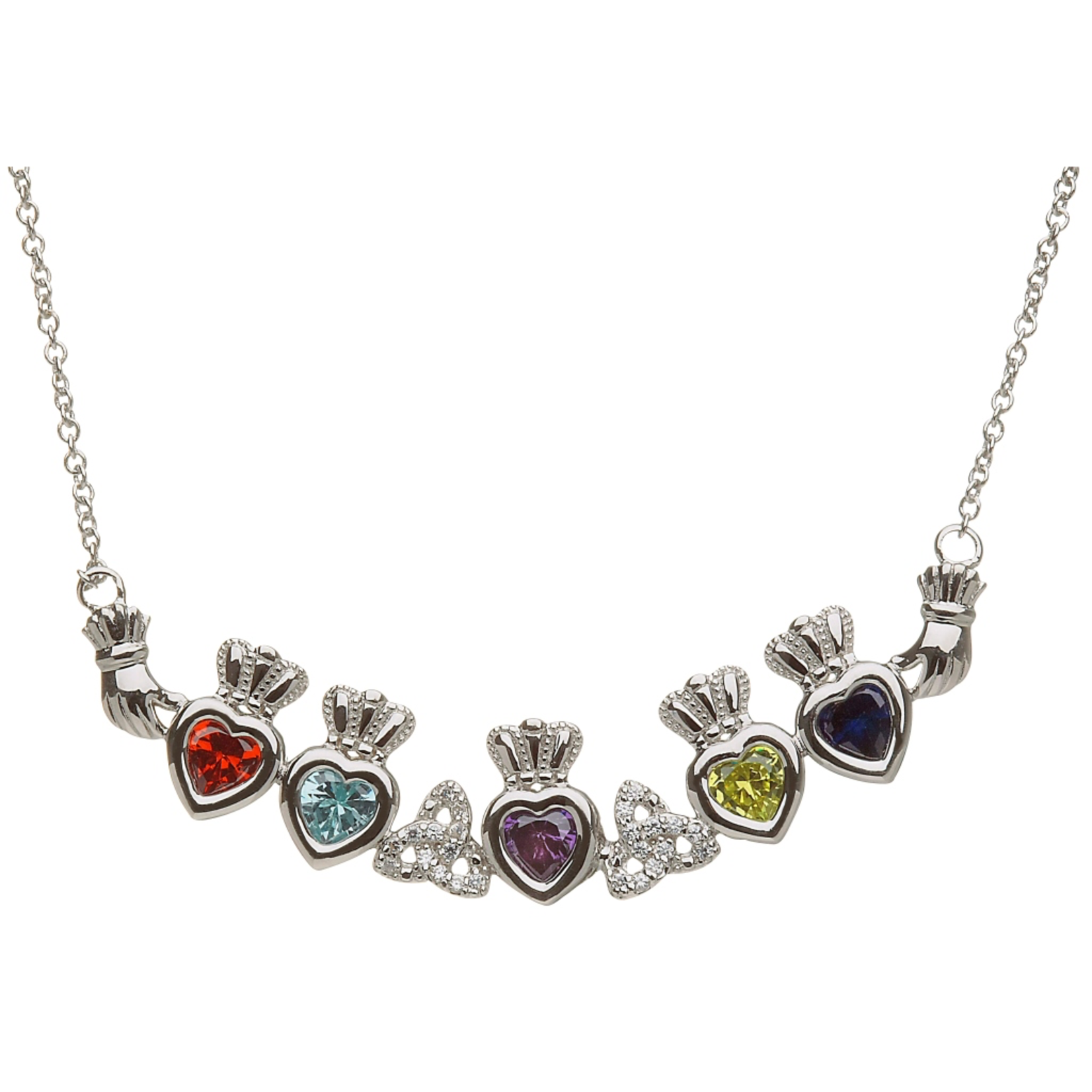 PENDANTS & NECKLACES CLADDAGH MOTHERS FAMILY PENDANT