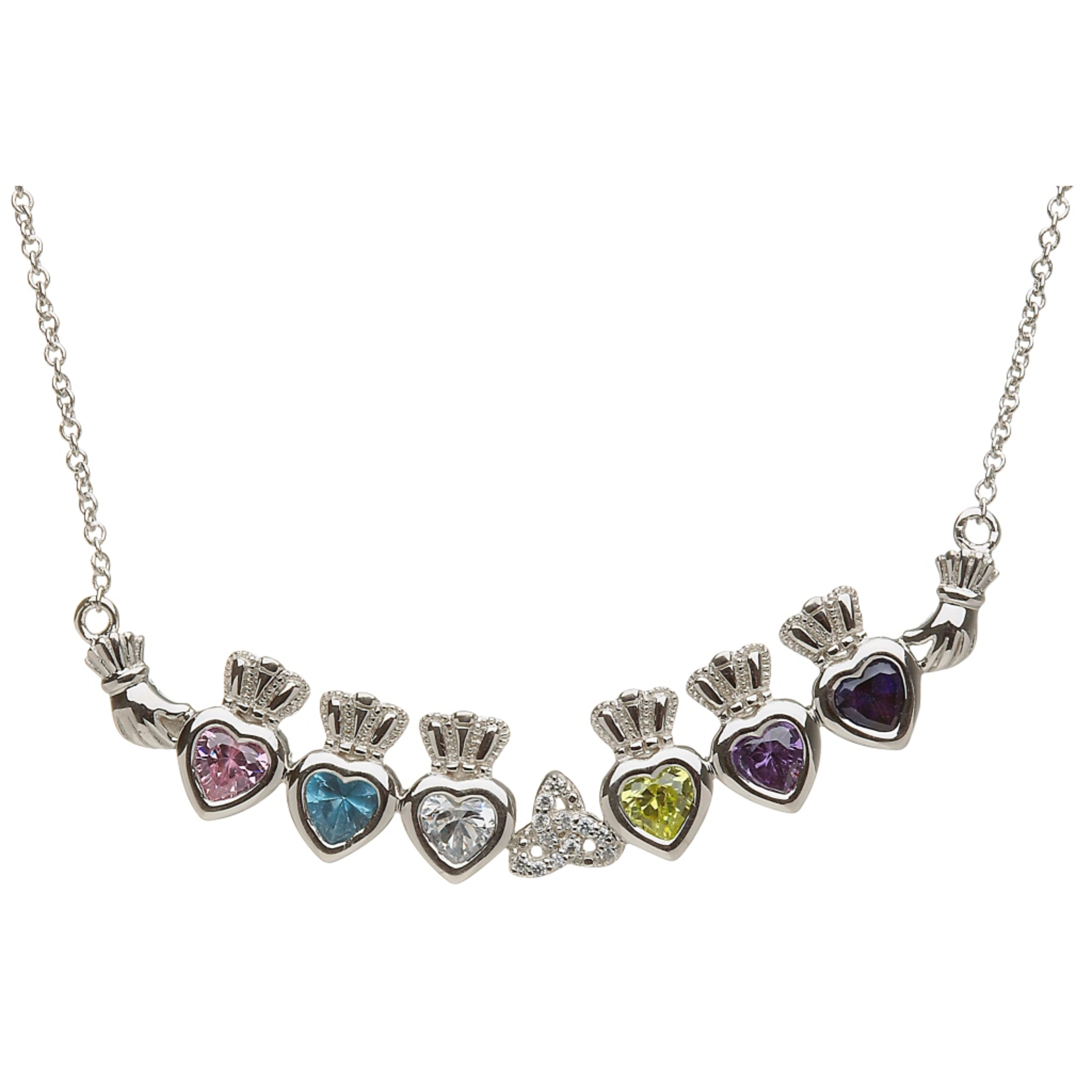 PENDANTS & NECKLACES CLADDAGH MOTHERS FAMILY PENDANT