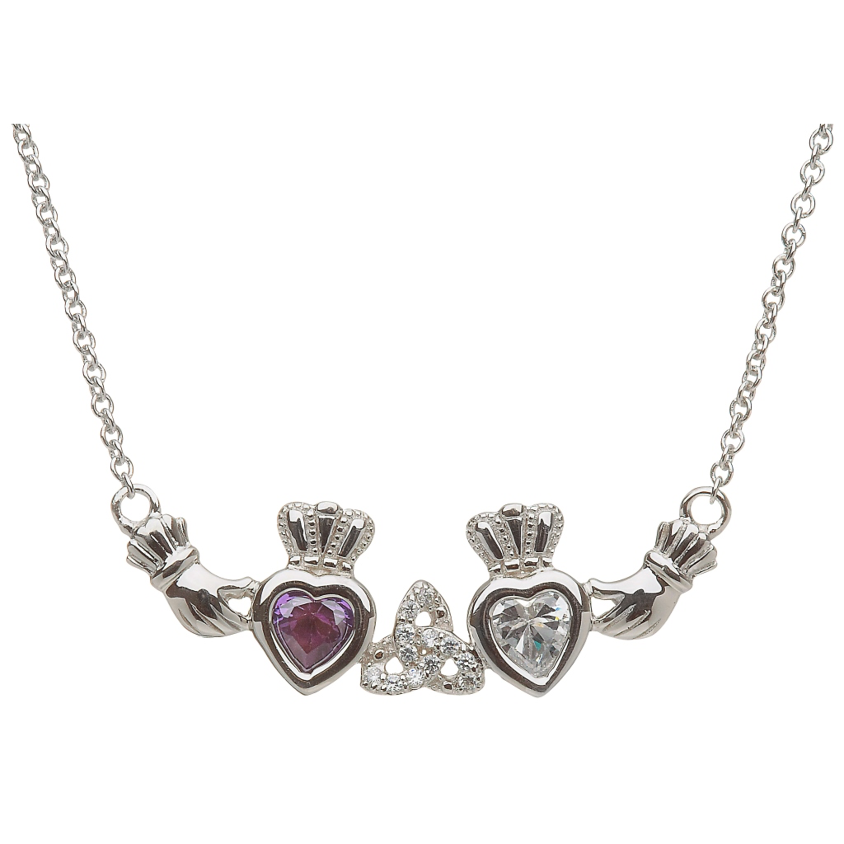 PENDANTS & NECKLACES CLADDAGH MOTHERS FAMILY PENDANT