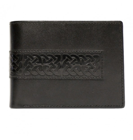 ACCESSORIES BOOK of KELLS CELTIC LEATHER WALLET - Black
