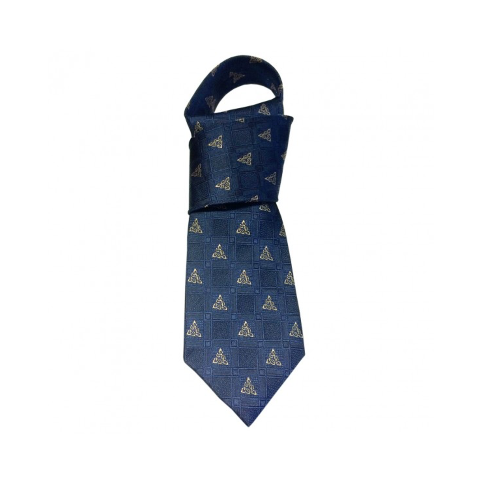 ACCESSORIES PATRICK FRANCIS CELTIC KNOT SILK TIE - Navy