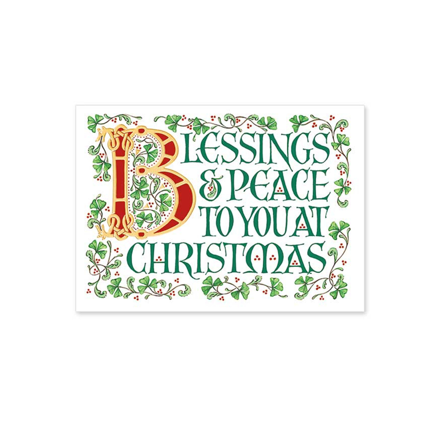 CARDS “BLESSINGS & PEACE to YOU” CHRISTMAS CARDS