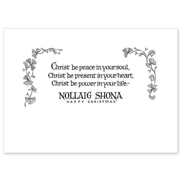 CARDS “BLESSINGS & PEACE to YOU” CHRISTMAS CARDS