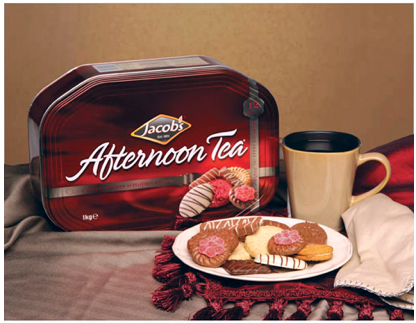 Jacob's Afternoon Tea biscuit tin