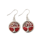 EARRINGS HEATHERGEM TREE of LIFE PLATED EARRINGS