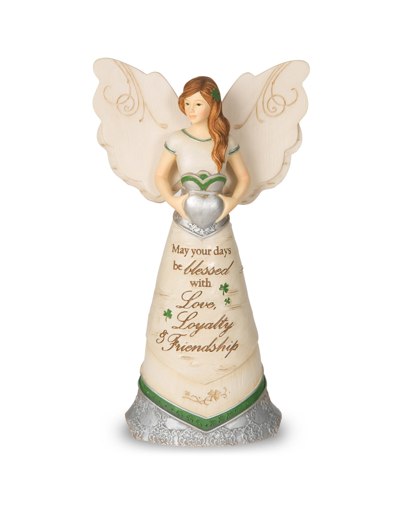 ANGELS IRISH BLESSING ANGEL with CLADDAGH