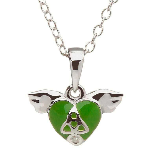 Large Green Emerald Heart Necklace May Birthstone Sterling Silver Double  Halo Manmade Synthetic Green Emerald Pendant 979 - Etsy