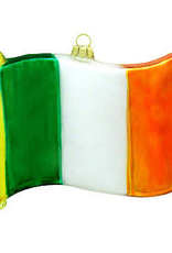 ORNAMENTS IRELAND FLAG GLASS ORNAMENT