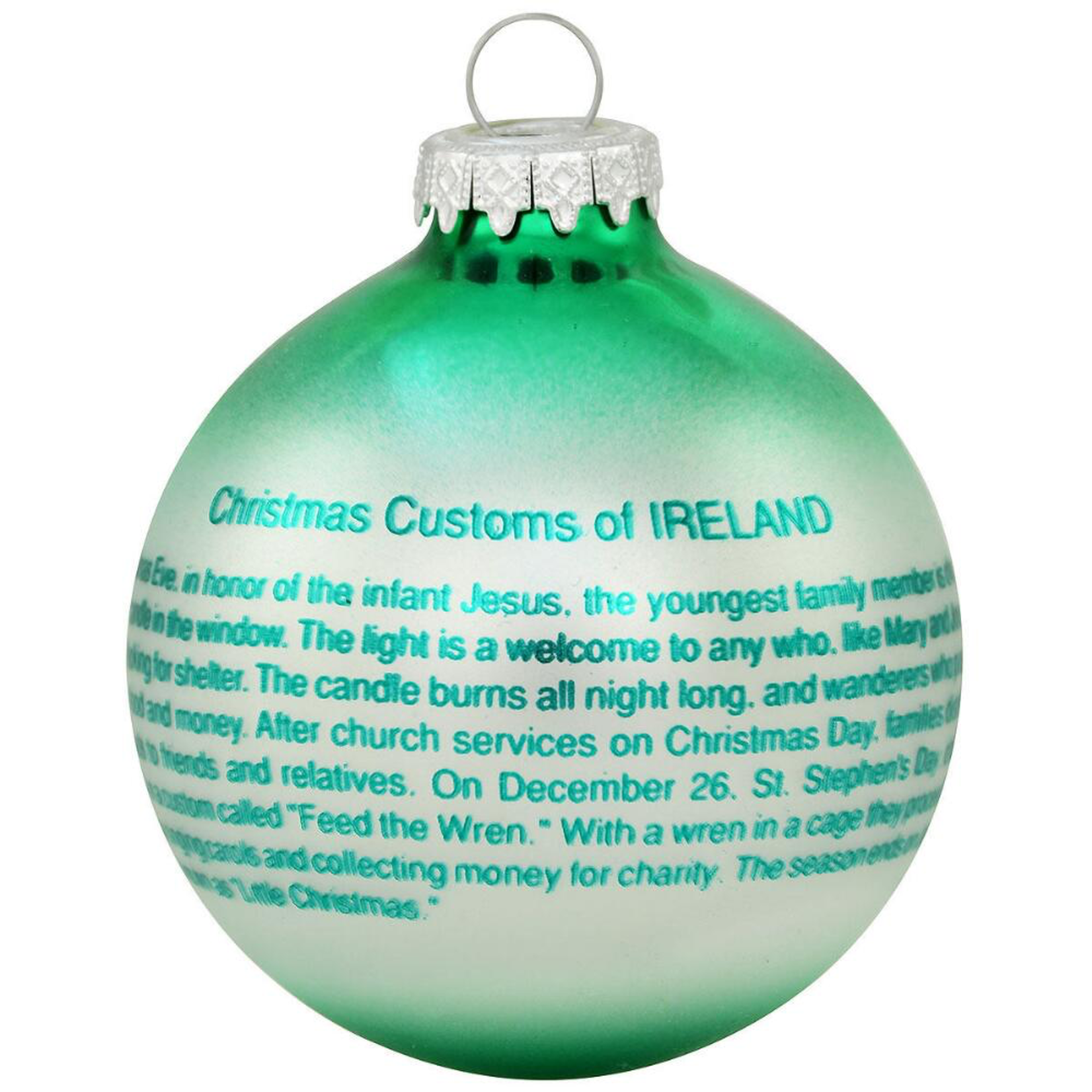 ORNAMENTS IRISH CHRISTMAS CUSTOMS ORNAMENT