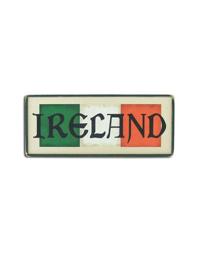 DECOR IRELAND FLAG WOODEN SIGN