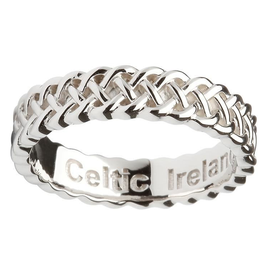 RINGS SHANORE STERLING SILVER LADIES CELTIC KNOT RING