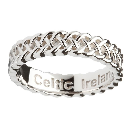 Comfort Fit Celtic Ring Sterling Silver