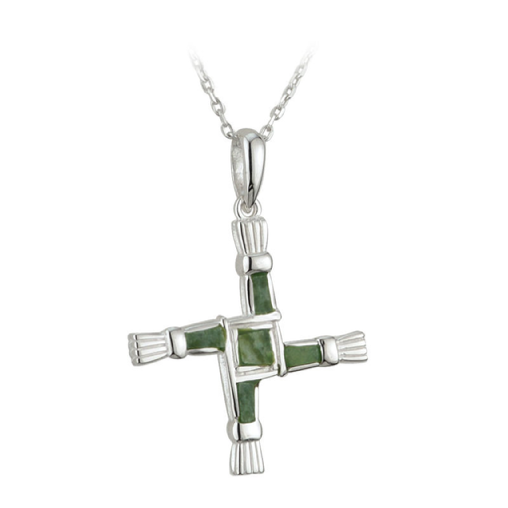 CROSSES SOLVAR STERLING & CONNEMARA ST. BRIGID CROSS PENDANT