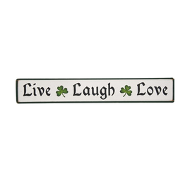 PLAQUES, SIGNS & POSTERS "LIVE LAUGH LOVE" WOODEN SIGN