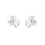 EARRINGS ACARA SILVER SHAMROCK STUD EARRINGS