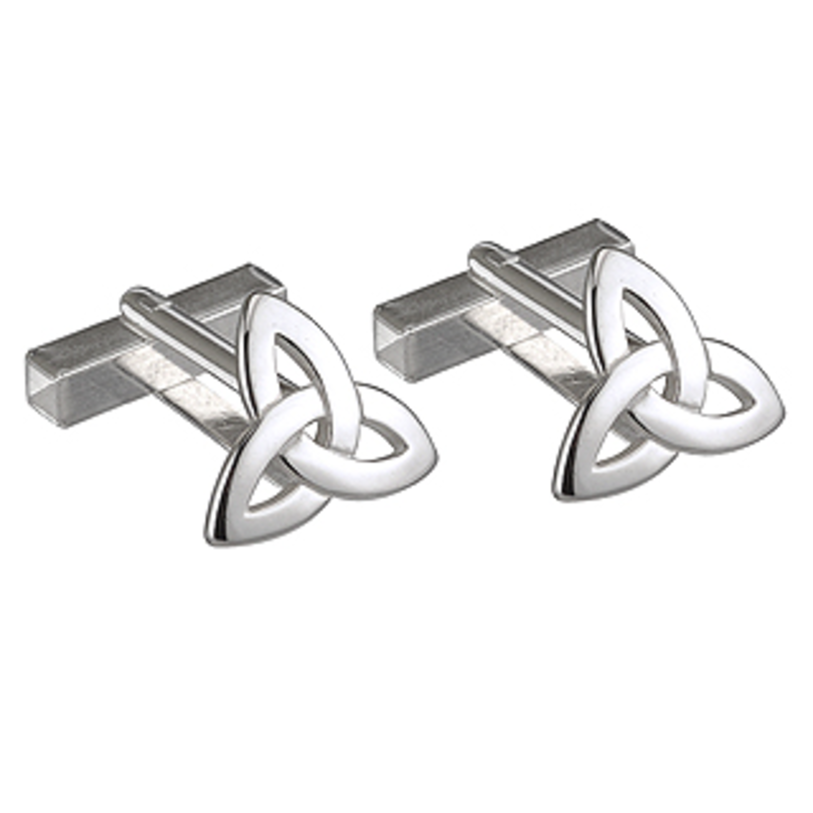 MENS JEWELRY SOLVAR STERLING TRINITY CUFFLINKS