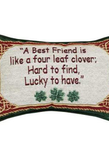 TAPESTRIES, THROWS, ETC. "FRIEND CLOVER" DECORATIVE PILLOW