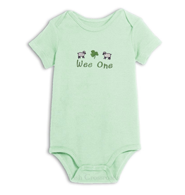 BABY CLOTHES "WEE ONE" MINT ONESIE