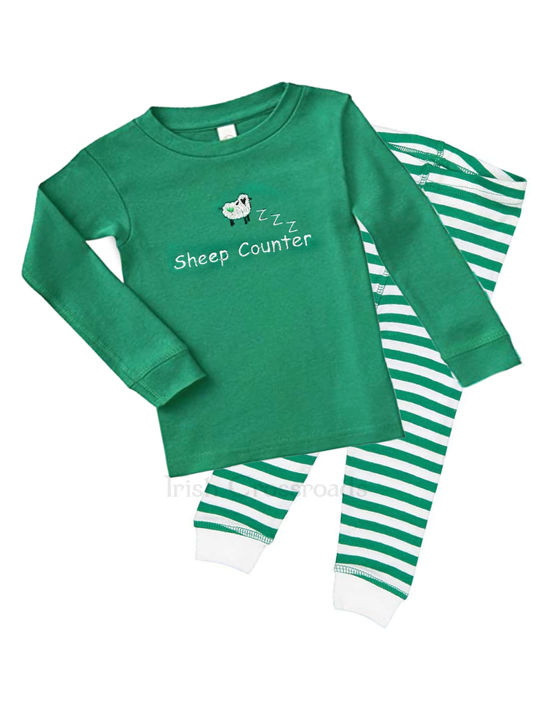 KIDS CLOTHES CLEARANCE: SHEEP COUNTER KIDS PAJAMA SET :FINAL SALE